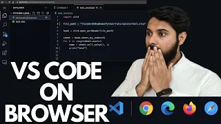 Running Visual Studio Code on Chrome browser // GitHub Codespaces Tutorial