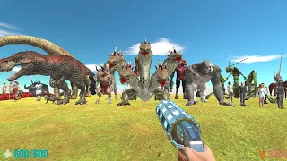 Pulse Blaster versus All Units. Animal Revolt Battle Simulator