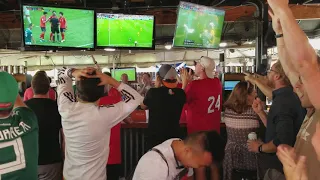 Korea v Germany Goal Celebration by Mexico fans at Amsterdam Tavern | SoccerHive