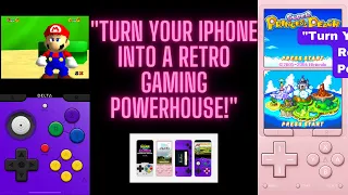 "Turn Your iPhone into a Retro Gaming Powerhouse! | Delta Emulator Guide"#retrogames