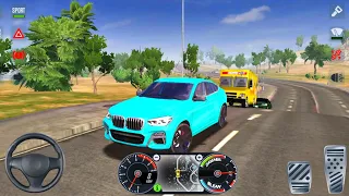 Taxi Sim 2020 Gameplay 75 - Drive Bmw 4X4 Suv For Uber Taxi In Los Angeles City - StaRio Simulator