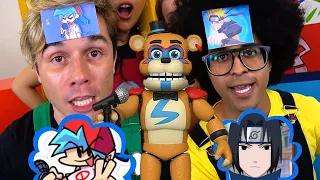 QUEM É O PERSONAGEM ? | Naruto, BoyFriend, Friday Night Funkin', Huggy Wuggy, Freddy Fazbear #Shorts