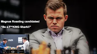 Magnus Roaster mode on - "Be a F**KING shark!" | Candidates 2022