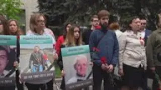Vigil held five years after clashes, fire in Odessa