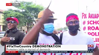 #FixTheCountry Demonstration: Protesters say Ghana deserves better - AM Show on JoyNews (4-8-21)