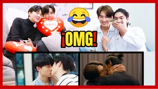20 BL COUPLES REACT TO THEIR HOT SCENES🔥WITH KISSES😱 ENG SUB 🙊