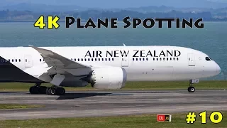 4K PLANE SPOTTING COMPILATION #10 | 20 Minutes of Movements at Auckland Airport