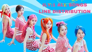ILY:1 All Songs Line Distribution (Love in Bloom - Twinkle, Twinkle)