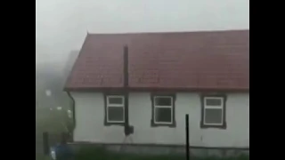 Сильный ветер и ливень в Чурапчинском улусе Якутии