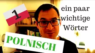 Lektion 1  - ein paar wichtige Wörter für den Anfang- Polnisch mit AKI