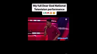 Dax🤯 dear God national television performance🤯🤯
