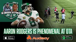 Aaron Rodgers Looks PHENOMENAL at NY Jets OTAs