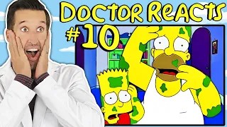 ER Doctor REACTS to The Simpsons Medical Scenes #10