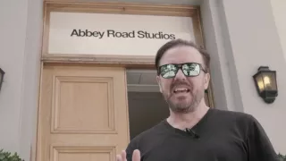 Behind the scenes at Abbey Road with David Brent/Ricky Gervais