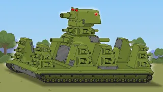 КВ-44 уничтожил ДОРУ - Мультики про танки