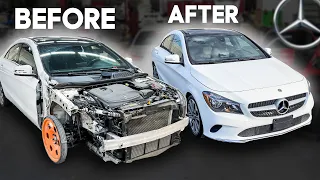 Rebuilding Crashed 2018 Mercedes CLA 250