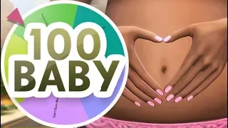 CHANCE OF TWINS! 👶👶  | THE SIMS 4 // MYSTERY WHEEL 100 BABY CHALLENGE — 1