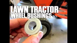 HOW-TO Replace Lawn Tractor Front Wheel Bushings - Fix Those Wobbly Wheels!