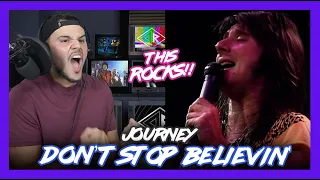 First Time Reaction Don’t Stop Believin Journey LIVE '81 (SMASHED!) | Dereck Reacts