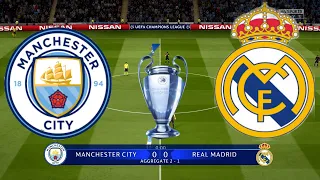 FIFA 20 | Manchester City vs Real Madrid | Round of 16 UEFA Champions League 7/8/2020 | Gameplay