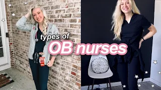 TYPES OF OB NURSES | labor, postpartum, nicu, ldrp