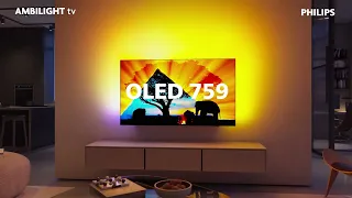 Nouveauté tv OLED759 AMBILIGHT 2024