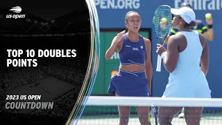 Top 10 Doubles Points of the Tournament | 2023 US Open