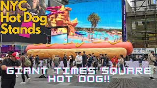 Times Square:  Which one of you did this?!?  | NYC's Hot Dog Stands