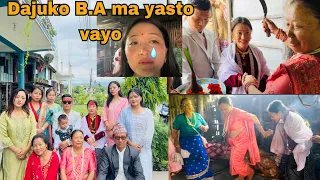 [ RAI CULTURE ] Aja Daju Vauju ko B.A ko vlog❤️|| Happy Married life daju vauju🥰 || daily vlog🍀