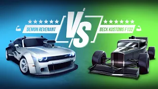 Muscle Tier Kingship Battle | Beck Kustoms F132 Vs Demon Revenant - Need For Speed: No Limits