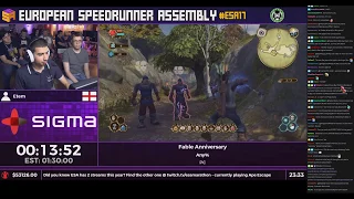 #ESA17 - Fable Anniversary [Any%] in 1:29:30 by Etem (with chat replay!)