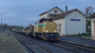 À la poursuite d'un TTX sur la ligne 14 entre Pont-St-Vincent et Rosières (54)