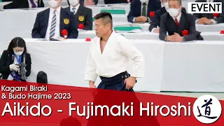 Aikido Demonstration -  Fujimaki Hiroshi Shihan - Kagami Biraki 2023 - 4/4