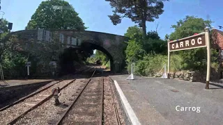 Llangollen Railway - Cab Ride 2023  (4k)