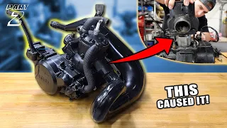 This 38 year old engine would never run with this problem - Yamaha TRI-Z 250 Part 2