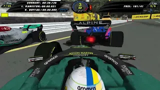 F1CHALLENGE  SURVIVING THE 2022 GP OF NORISRING ON THREE WHEEL NO FRONT WING