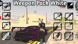 Mod Weapon Pack White || Tutorial Pemasangan|Support Andro 5-11+|Support Samp|Support Andro&PC||