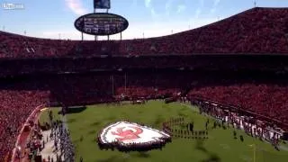 Arrowhead Stadium, 49 Plane Flyover, Chiefs vs Raiders