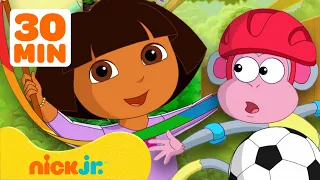 العبوا كرة القدم ومزيد من الرياضات مع دورا | مجموعة من 30 دقيقة | Nick Jr. Arabia