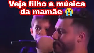 Murilo Huff leva Leo filho seu  e de Marília Mendonça ao show e ele canta a música da mamãe 😭