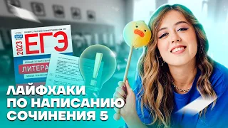 Лайфхаки по написанию сочинения 5 | Литература ЕГЭ 2023 | Умскул