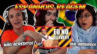 ESPANHÓIS REAGEM A EU PEDINDO DELIVERY | INUTILISMO