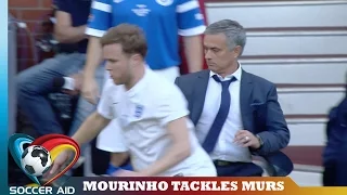 Jose Mourinho Takes Out Olly Murs | Soccer Aid