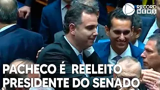 Rodrigo Pacheco é reeleito presidente do Senado até 2025