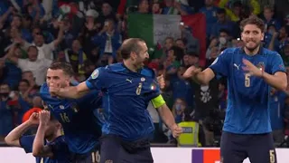 ITALIA INGHILTERRA 4-3 RIGORI FABIO CARESSA E BEPPE BERGOMI FINALE EURO2020