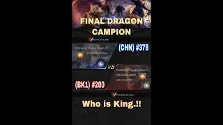 Clash of kings FINAL DC S7 (BK1)#200 vs (CHN)#376 Who is King!!