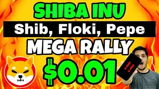 🔴 URGENT Shiba Inu $0.01 Big Pump 🔥 Floki, Pepe Memecoins Update 💯 Crypto News Today India