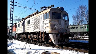 ВЛ23-456 и ЧС2Т-1060/electric locomotives VL23-456 and ChS2T-1060