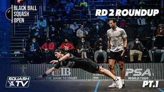 Squash: CIB Black Ball Open 2020 - Men's Rd2 Roundup [Pt.1]