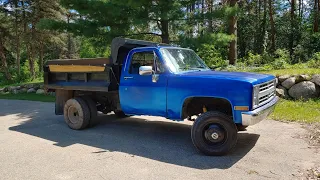 GMC Square Body Detroit Diesel Dump project summary. Take Two